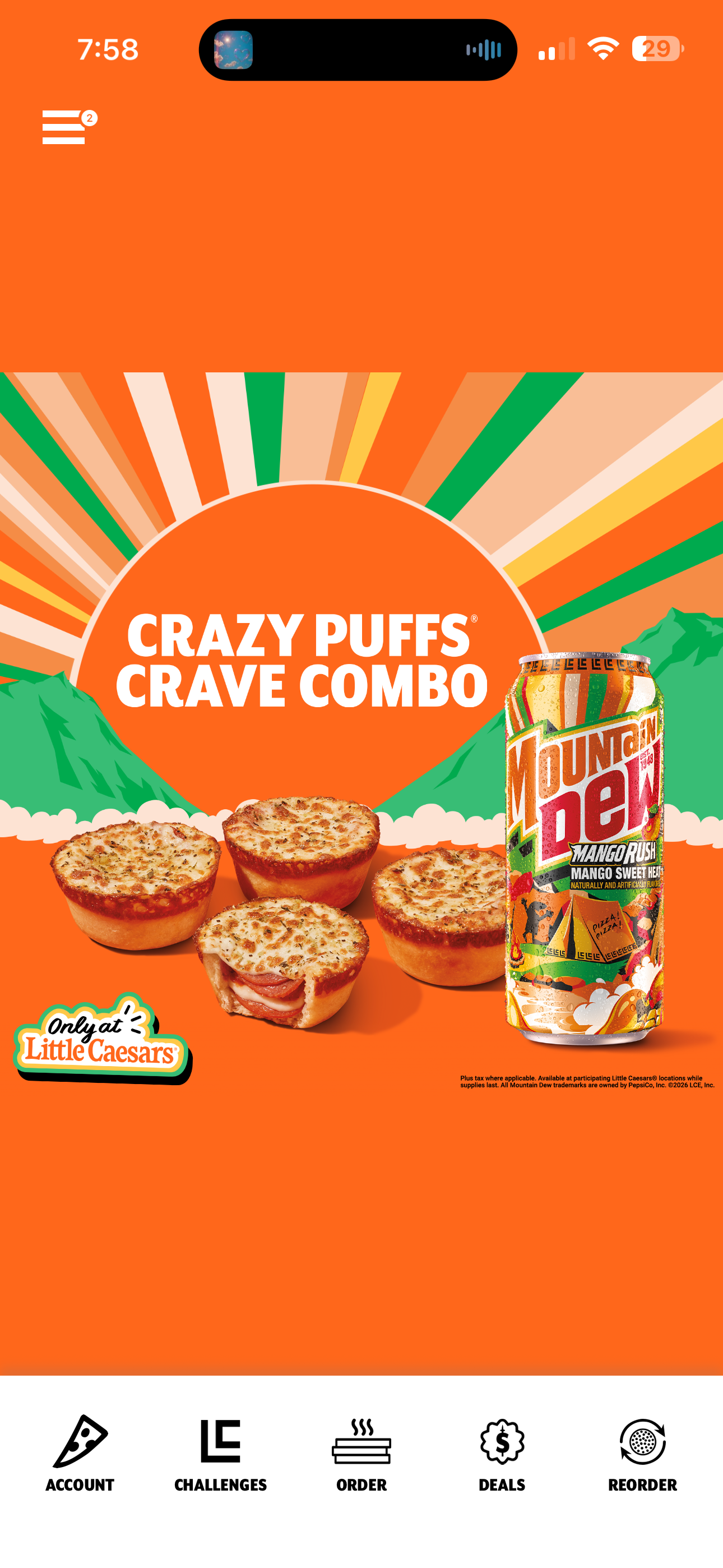 Real Little Caesars app screenshot